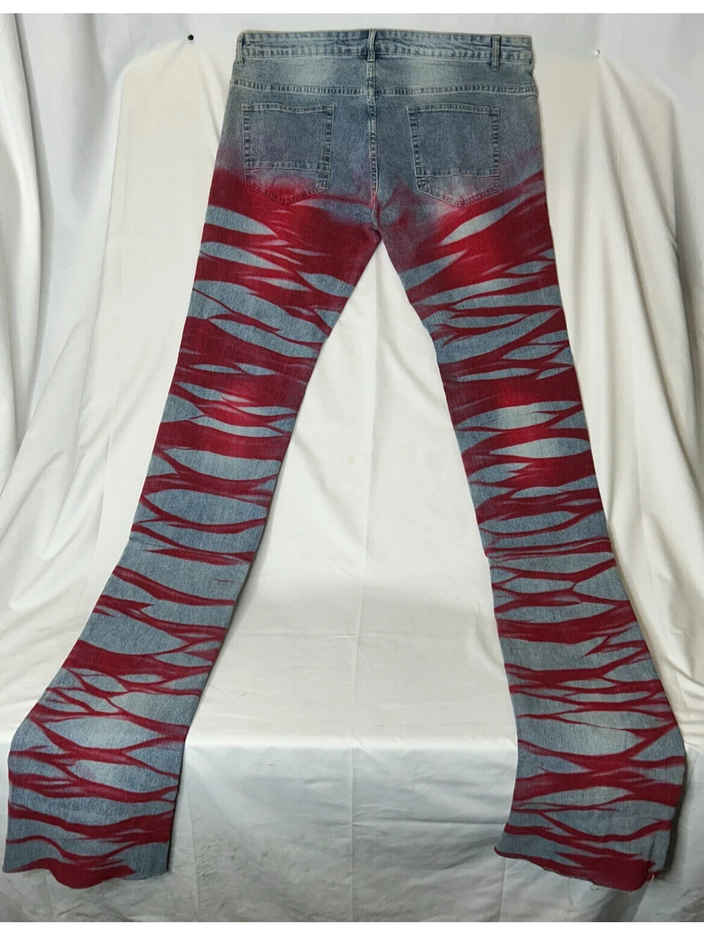 Rockstar Original Men's Size 40 Distressed Denim Super Stacked Jeans - Picture 2 of 3